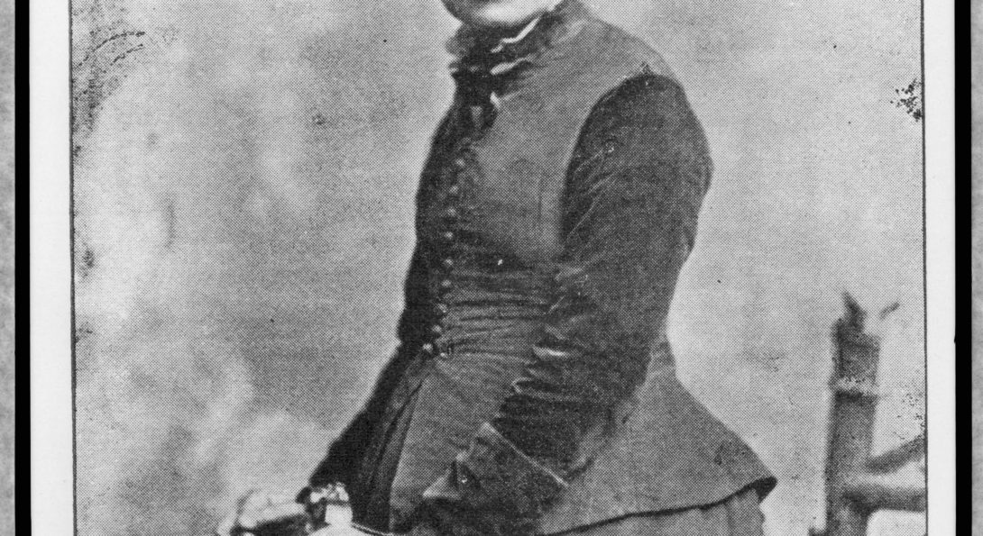 black and white portrait of a woman